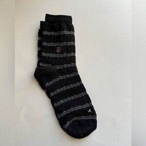 Givenchy Black and Gray Patterned Women's Socks